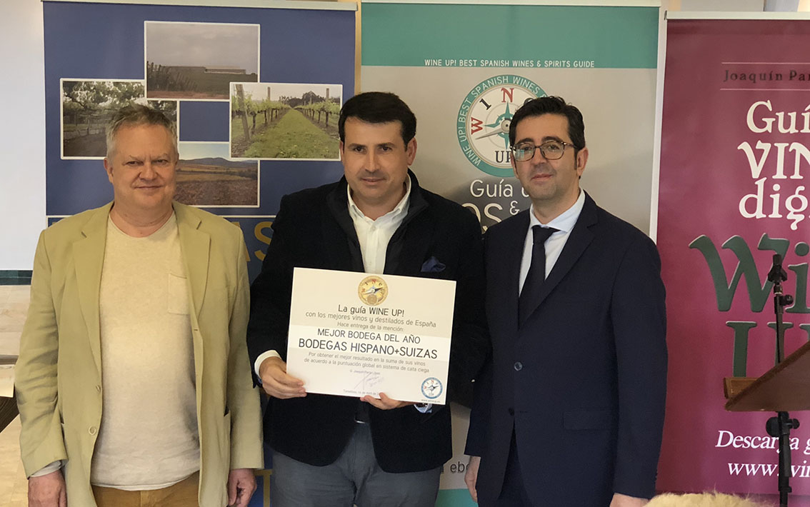 H+S recibe el premio a la Mejor bodega del Año de la guía WineUp 2018