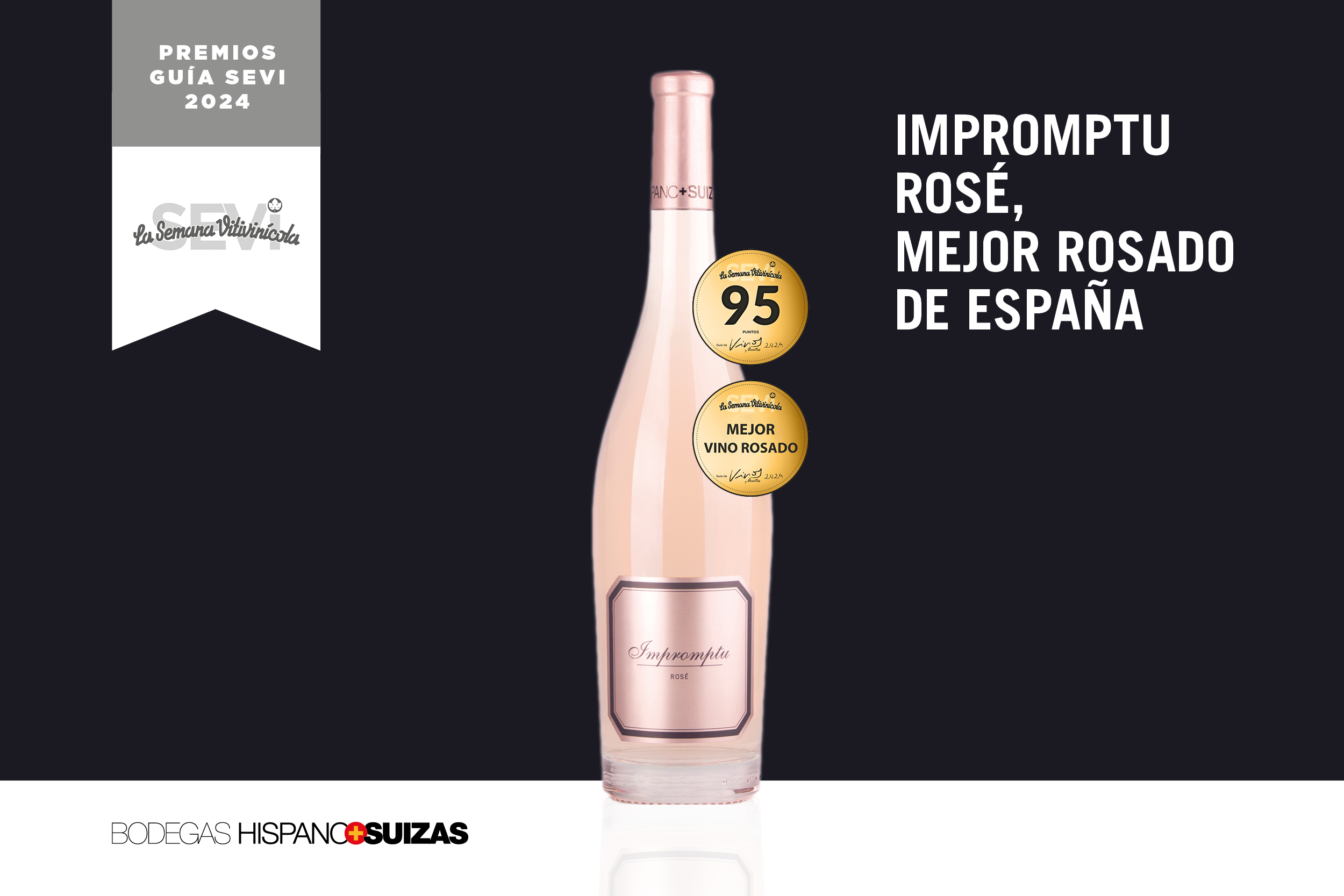 El Impromptu Rosé se corona en la Guía SEVI como el mejor rosado de España